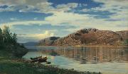 Amaldus Clarin Nielsen Fra Maurangerfjorden oil